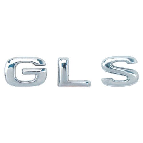 EMBLEMA GLS CROMADO MARÇON 8207 - UNIDADE