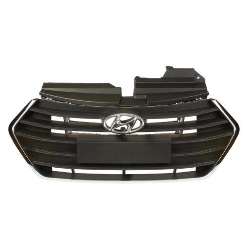 GRADE EXTERNA HB20 HATCH 16/... FIPPARTS PRETA C/ CROMADO - UNIDADE