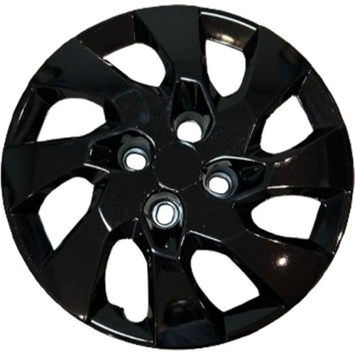 CALOTA PRETO BRILHO ONIX/ PRISMA 14/16 TOPMIX ARO 14 - JOGO COM 4 UN