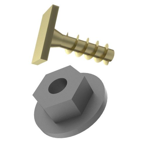 KIT FIXADOR DA MOLDURA DO PARA-LAMA CORSA/ MONTANA 14 PEÇAS PCFIX K25 - UNIDADE