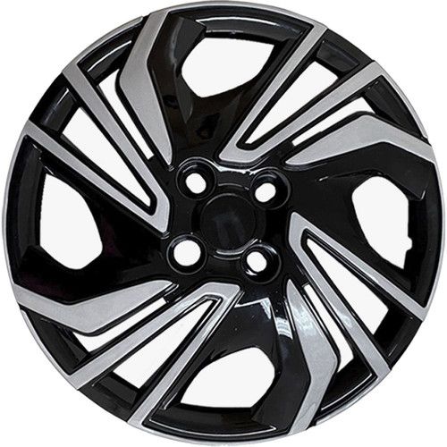 CALOTA ANTI-PERDA PRETO C/ PRATA ONIX .../24 TOPMIX ARO 15 CUBO PADRÃO - JOGO COM 4 UN