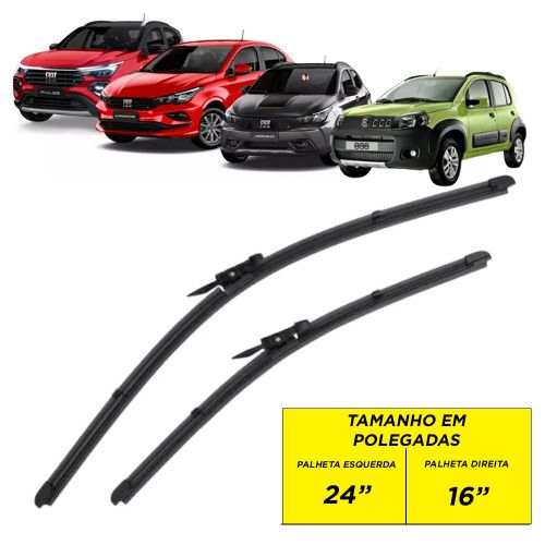 PALHETA ESPECÍFICA DE SILICONE UNO/ ARGO/ CRONOS AUTOVEX 24/16" - UNIDADE