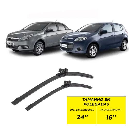 PALHETA ESPECÍFICA DE SILICONE PALIO/ GRAND SIENA AUTOVEX 24/16" - UNIDADE