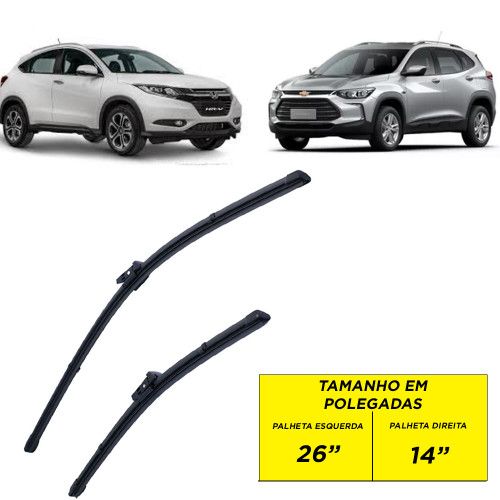 PALHETA ESPECÍFICA DE SILICONE TRACKER/ HR-V .../22 AUTOVEX 26/14" - UNIDADE