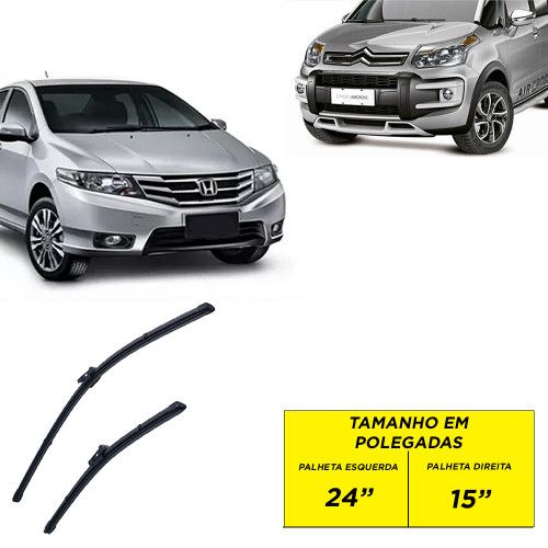 PALHETA ESPECÍFICA DE SILICONE AIR CROSS/ C3/ CITY AUTOVEX 24/15 - UNIDADE