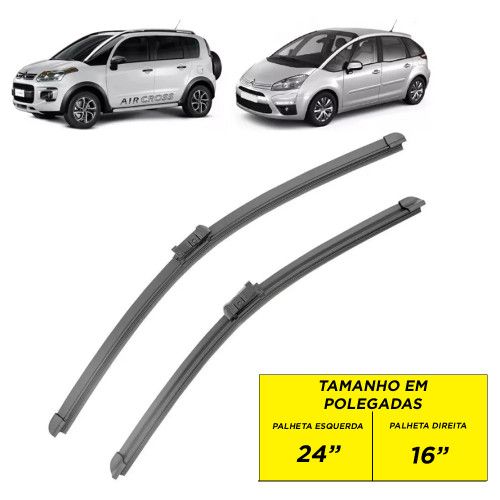 PALHETA ESPECÍFICA DE SILICONE PICASSO/ AIR CROSS AUTOVEX 24/16" - UNIDADE