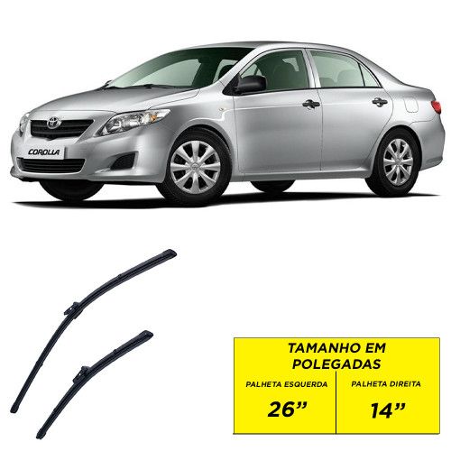 PALHETA ESPECÍFICA DE SILICONE COROLLA 08/14 AUTOVEX 26/14" - UNIDADE