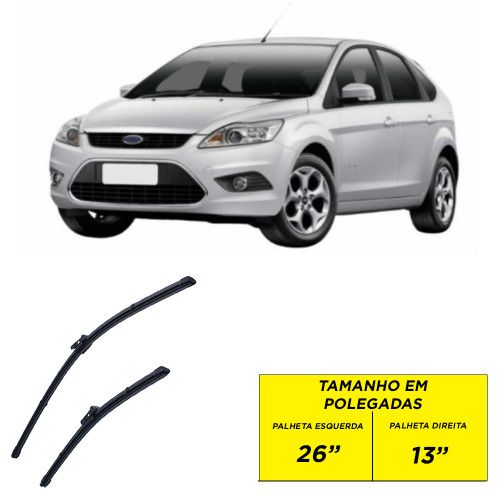 PALHETA ESPECÍFICA DE SILICONE FOCUS 08/13 AUTOVEX 26/13" - UNIDADE