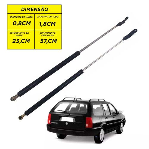 AMORTECEDOR DA TAMPA PORTA MALA SANTANA QUANTUM 86/91 AUTOVEX - UNIDADE