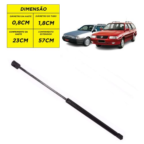 AMORTECEDOR DA TAMPA PORTA MALA SANTANA QUANTUM/ ROYALE - UNIDADE