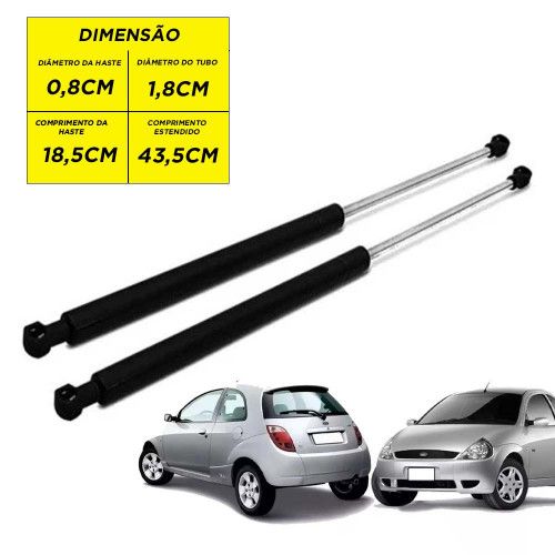 AMORTECEDOR DA TAMPA PORTA MALA KA 97/07 AUTOVEX - UNIDADE