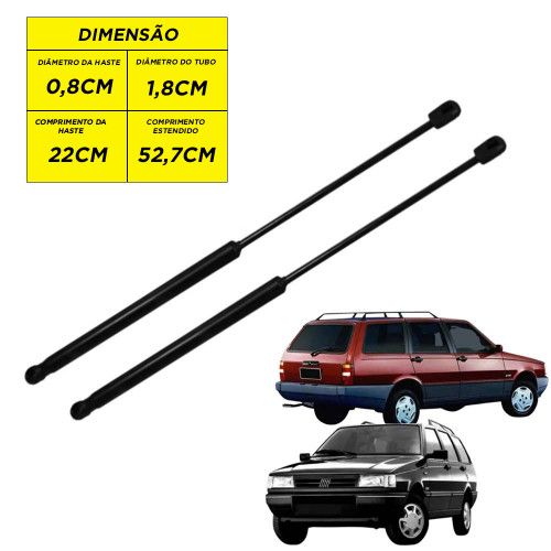 AMORTECEDOR DA TAMPA PORTA MALA ELBA 86/96 AUTOVEX - UNIDADE