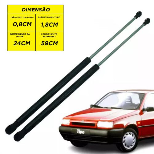 AMORTECEDOR DA TAMPA PORTA MALA TIPO 88/95 AUTOVEX - UNIDADE