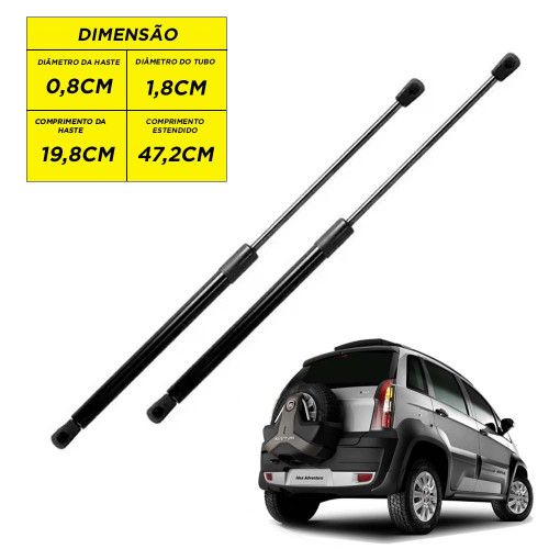 AMORTECEDOR DA TAMPA PORTA MALA IDEA 05/09 AUTOVEX - UNIDADE