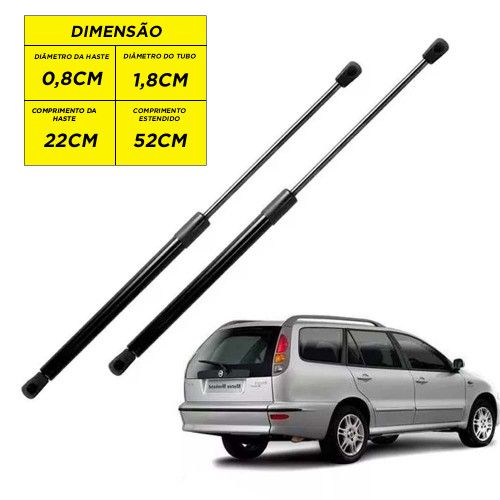 AMORTECEDOR DA TAMPA PORTA MALA MAREA SW 96/07 AUTOVEX - UNIDADE