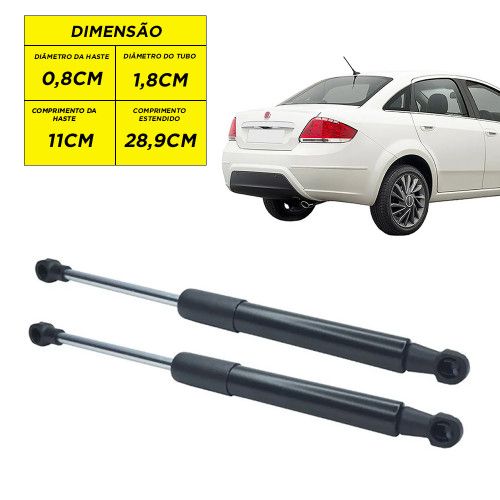 AMORTECEDOR DA TAMPA PORTA MALA LINEA 09/... AUTOVEX - UNIDADE