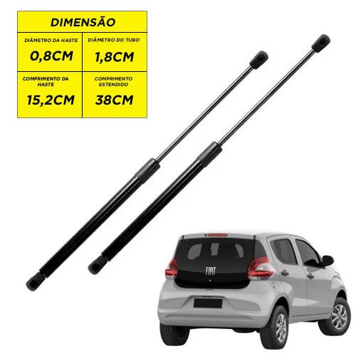 AMORTECEDOR DA TAMPA PORTA MALA MOBI 16/22 AUTOVEX - UNIDADE