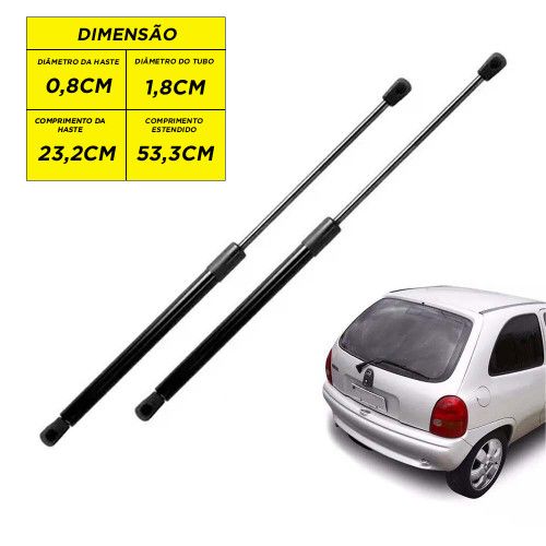 AMORT. TAMPA PORTA MALA CORSA AUTOVEX - 94/02 . COM 1 UN