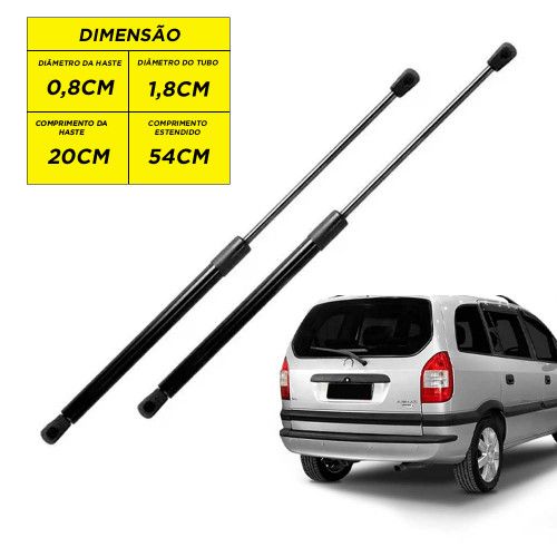 AMORTECEDOR DA TAMPA PORTA MALA ZAFIRA 99/... AUTOVEX - UNIDADE