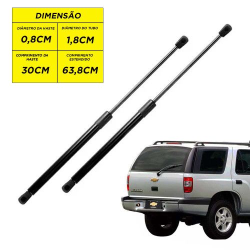 AMORTECEDOR DA TAMPA PORTA MALA BLAZER 95/13 AUTOVEX - UNIDADE