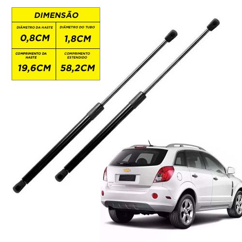 AMORTECEDOR DA TAMPA PORTA MALA CAPTIVA 08/... AUTOVEX - UNIDADE