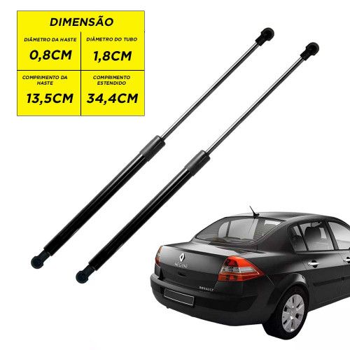 AMORTECEDOR DA TAMPA PORTA MALA MEGANE 06/... AUTOVEX - UNIDADE