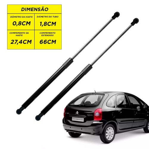 AMORTECEDOR DA TAMPA PORTA MALA PICASSO 99/04 AUTOVEX - UNIDADE