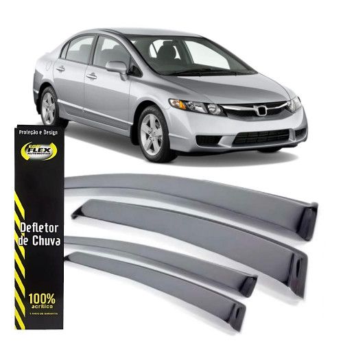 CALHA DE CHUVA HONDA CIVIC 07/11 ECOFLEX - JOGO