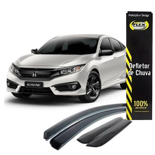 CALHA DE CHUVA HONDA CIVIC 17/22 ECOFLEX - JOGO