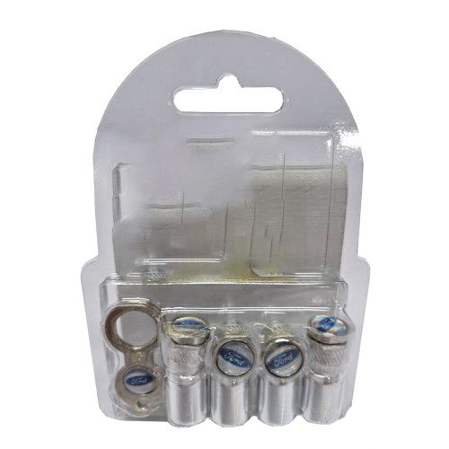  CAPA ANTIFURTO CROMADA PARA VÁLVULA QUALITFORCE FORD - UNIDADE