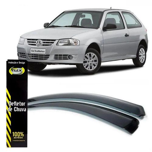 CALHA DE CHUVA GOL/ PARATI 95/08 2 PORTAS ECOFLEX - JOGO