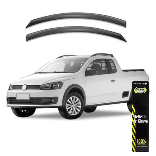 CALHA DE CHUVA SAVEIRO CABINE ESTENDIDA 12/15 ECOFLEX - JOGO