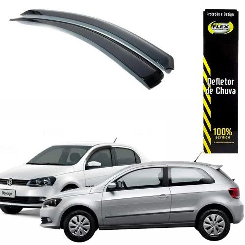 CALHA DE CHUVA GOL/ VOYAGE G6 2 PORTAS ECOFLEX - JOGO