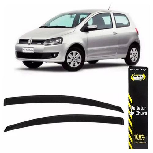 CALHA DE CHUVA FOX 04/07 2 PORTAS ECOFLEX - JOGO