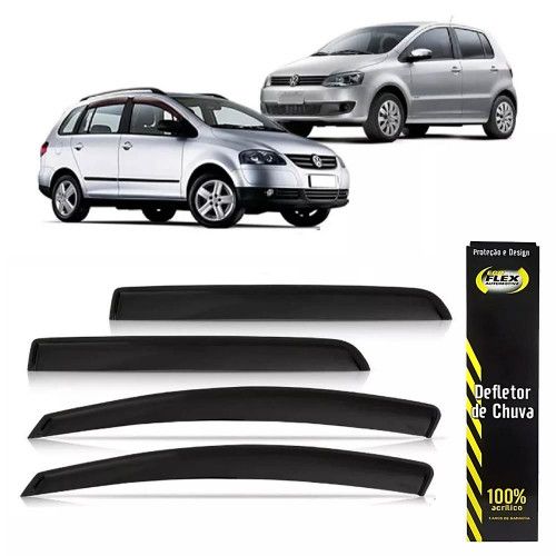 CALHA DE CHUVA FOX 04/07 4 PORTAS ECOFLEX - JOGO