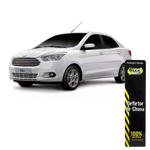 CALHA DE CHUVA FORD KA 14/15 4 PORTAS ECOFLEX - JOGO