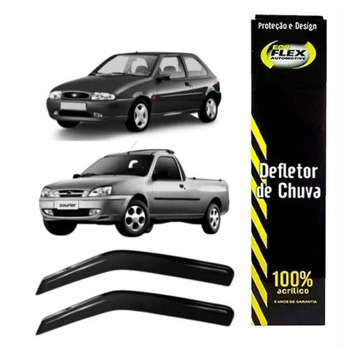 CALHA DE CHUVA FIESTA/ COURIER 96/03 ECOFLEX - JOGO
