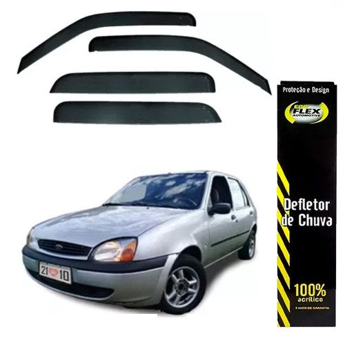 CALHA DE CHUVA FIESTA 96/03 4 PORTAS ECOFLEX - JOGO