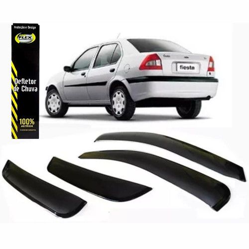 CALHA DE CHUVA FIESTA SEDAN 96/04 ECOFLEX - JOGO