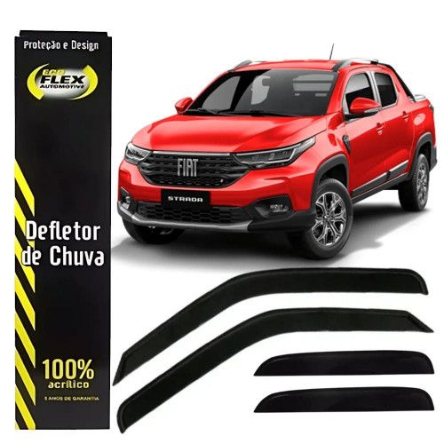 CALHA DE CHUVA STRADA 20/... 4 PORTAS ECOFLEX - JOGO