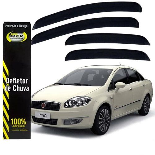 CALHA DE CHUVA LINEA 4 PORTAS ECOFLEX - JOGO