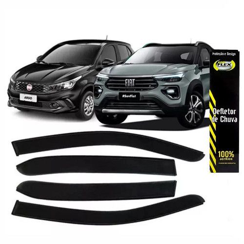 CALHA DE CHUVA ARGO/ PULSE 4 PORTAS ECOFLEX - JOGO