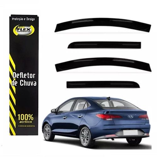 CALHA DE CHUVA HB20 SEDAN 20/... ECOFLEX - JOGO