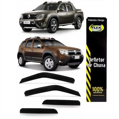 CALHA DE CHUVA DUSTER/ OROCH 11/19 ECOFLEX - JOGO