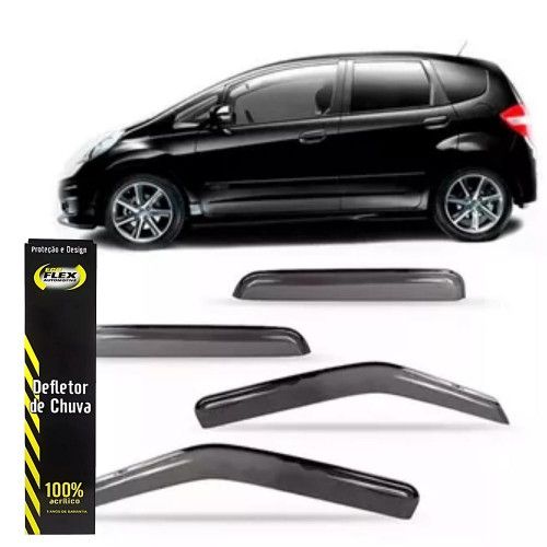 CALHA DE CHUVA HONDA FIT 03/08 ECOFLEX - JOGO