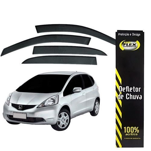 CALHA DE CHUVA HONDA FIT 09/14 ECOFLEX - JOGO