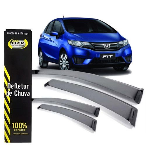 CALHA DE CHUVA HONDA FIT 15/22 ECOFLEX - JOGO