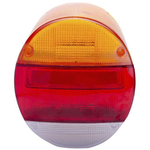 LENTE DA LANTERNA TRASEIRA FUSCA 1600 FAFÁ INDCAR TRICOLOR - PC COM 2 UN