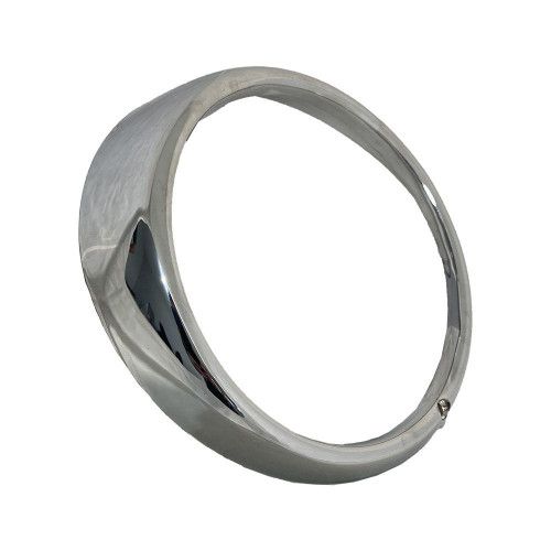 ARO DE FAROL FUSCA/ KOMBI 1 FURO PLASTIDUR CROMADO - PC COM 2 UN