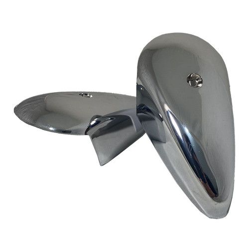 CAPA DO PISCA DIANTEIRO FUSCA PLASTIDUR CROMADA - PC COM 2 UN